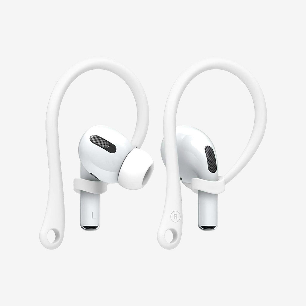 Білі зручні кріплення для бездротових навушників AirPods Pro