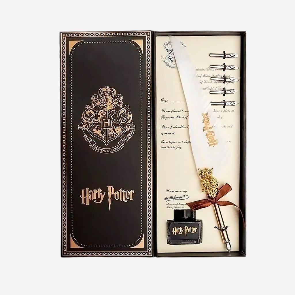 Біла перова ручка із серії Harry Potter