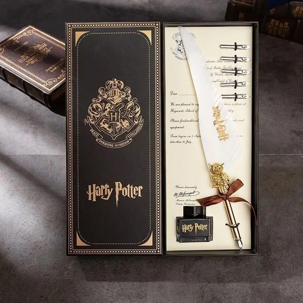 Біла перова ручка із серії Harry Potter